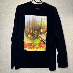 Fox Racing Dilineation Long Sleeve Graphic Tee Shirt Motocross Size L